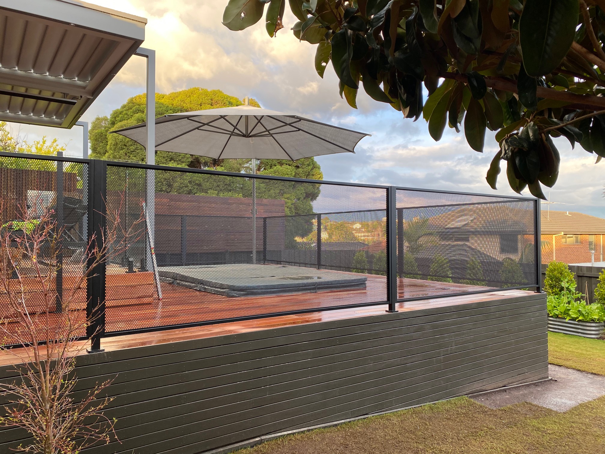 Pure Perf-Text Balck-Pool Perf Pool Fence Balustrade-High Res (4) Pool Perf Mesh Pool Fencing