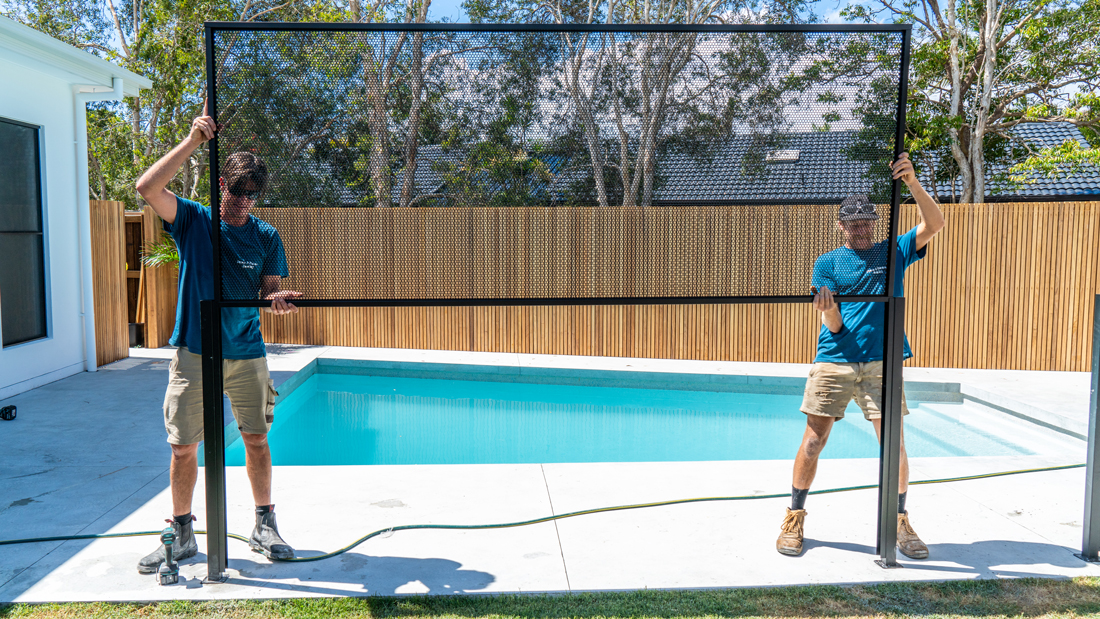 Pool Perf Pool Fence Mesh installers Byron and Beyond