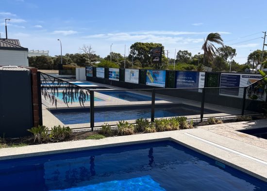 Pool Perf fencing display WA